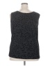 Liz Baker Black Sleeveless Blouse Size 2X - photo 2