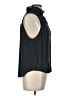 Free People 100% Polyester Black Sleeveless Blouse Size L - photo 4