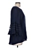 C established 1946 Blue 3/4 Sleeve Blouse Size L - photo 4