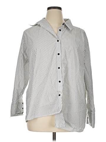 Zara Long Sleeve Button-Down Shirt (view 1)