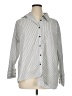 Zara Stripes Gray Long Sleeve Button-Down Shirt Size XL - photo 1