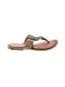 Korks Animal Print Tan Flip Flops Size 9 - photo 1