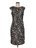 Catherine Malandrino Animal Print Brown Cocktail Dress Size 6 - photo 1