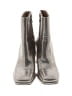 Sam Edelman Metallic Silver Ankle Boots Size 8 - photo 2