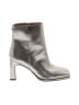 Sam Edelman Metallic Silver Ankle Boots Size 8 - photo 1