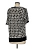 Anne Klein Black Short Sleeve Blouse Size M - photo 2