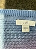 J.Jill 100% Cotton Chevron-herringbone Blue Pullover Sweater Size S - photo 7