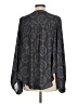 Free People 100% Polyester Gray Long Sleeve Blouse Size L - photo 2