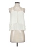 BLVD 100% Polyester Ivory Sleeveless Blouse Size S - photo 1