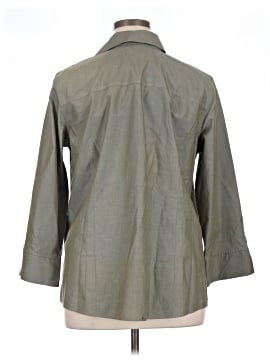 Foxcroft 3/4 Sleeve Button-Down Shirt (view 2)