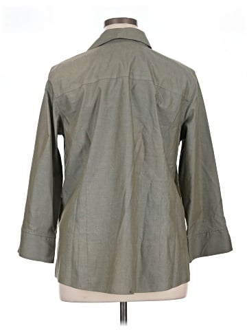 Foxcroft 3/4 Sleeve Button-Down Shirt (view 2)