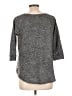 Jolt Gray 3/4 Sleeve Top Size L - photo 2