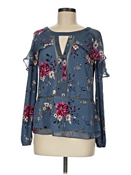 White House Black Market Long Sleeve Blouse (view 1)
