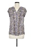 Fun2Fun 100% Polyester Purple Short Sleeve Blouse Size M - photo 1