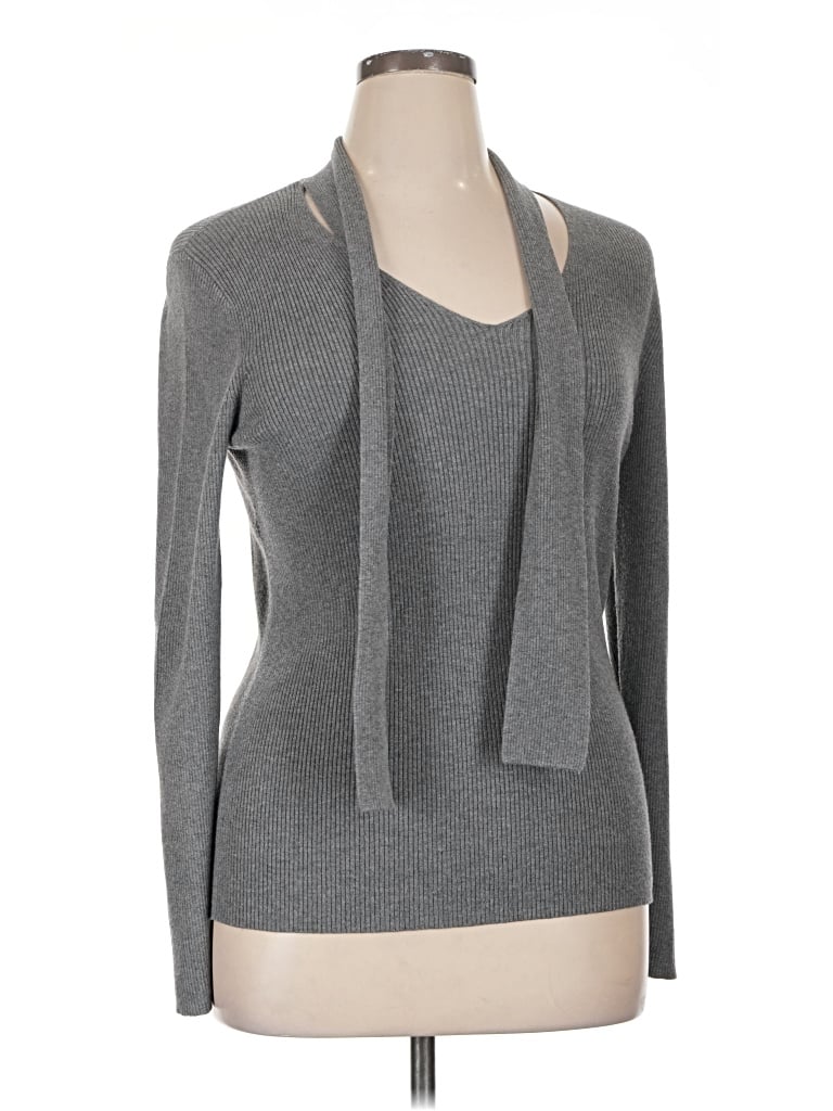 Pre-owned 41hawthorn Long Sleeve T-shirt In Gray