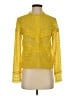James Coviello Yellow Long Sleeve Blouse Size S - photo 1