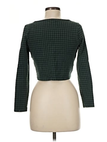 Madewell Jacquard Cardigan Twin Set in Gingham (view 2)
