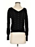Daniel Rainn 100% Viscose Polka Dots Black Pullover Sweater Size S - photo 1