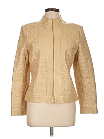 St. John Collection Leather Jacket (view 1)