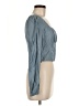 Shein 100% Polyester Blue Long Sleeve Blouse Size M - photo 4