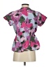 Assorted Brands Floral Pink Short Sleeve Blouse Size S - photo 2