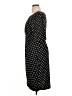 Connected Apparel Polka Dots Black Casual Dress Size 16 - photo 5