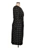 Connected Apparel Polka Dots Black Casual Dress Size 16 - photo 4