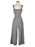 Gianni Bini Houndstooth Gray Jumpsuit Size 4 - photo 1