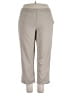 White Stag Solid Gray Casual Pants Size 16 Petite - photo 1
