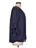 Collective Concepts 100% Polyester Blue 3/4 Sleeve Blouse Size L - photo 4