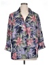 K.C. Studio 100% Polyester Tropical Purple Pink 3/4 Sleeve Blouse Size 16W - photo 1
