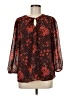Daniel Rainn 100% Polyester Red Long Sleeve Blouse Size M - photo 1
