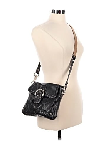 B Makowsky Leather Crossbody Bag (view 2)