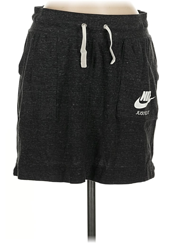 Pre-owned Nike Casual Skirt In Gray