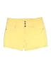 d.jeans Solid Yellow Shorts Size 8 - photo 1