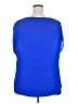 Torrid 100% Polyester Blue Sleeveless Blouse Size 2X Plus (2) - photo 2
