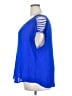 Torrid 100% Polyester Blue Sleeveless Blouse Size 2X Plus (2) - photo 5