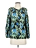 Time and Tru Blue 3/4 Sleeve Blouse Size S - photo 1