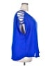 Torrid 100% Polyester Blue Sleeveless Blouse Size 2X Plus (2) - photo 4