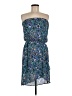 Express Outlet 100% Polyester Paisley Blue Casual Dress Size M - photo 1