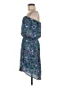 Express Outlet 100% Polyester Paisley Blue Casual Dress Size M - photo 5