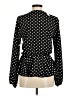 Mi ami Polka Dots Black Long Sleeve Blouse Size M - photo 2