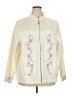 Alfred Dunner Ivory Track Jacket Size 2X - photo 1