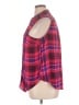 Torrid Plaid Red Sleeveless Button-Down Shirt Size 1X Plus (1) - photo 5