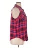 Torrid Plaid Red Sleeveless Button-Down Shirt Size 1X Plus (1) - photo 4