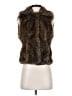 Assorted Brands Brown Faux Fur Vest Size XS - photo 1