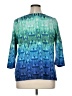 Ruby Rd. Blue 3/4 Sleeve T-Shirt Size 1X - photo 2