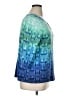 Ruby Rd. Blue 3/4 Sleeve T-Shirt Size 1X - photo 4