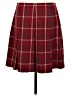 CAbi Plaid Burgundy Casual Skirt Size 8 - photo 2