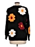 Torrid 100% Acrylic Floral Black Pullover Sweater Size Lg Plus (0) - photo 2
